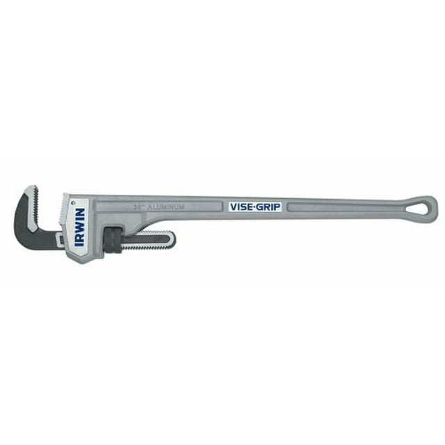 IRWIN VISE-GRIP Tools Cast Aluminum Pipe Wrench, 5-Inch Jaw Capacity, 36-Inch (2074136) , Gray