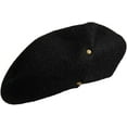 thumbnail image 3 of CoCopeaunts Newsboy Cap Vintage French Artist Berets Soft Warm Woolen Button Design Stylish Painter Beret Hats Cover Head Caps, 3 of 7