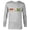 Athletic Heather, variant on Disney Moana Letters Pua Maui Mother’s Day Birthday Best Mom - Long Sleeve T-Shirt for Men - Customized-White