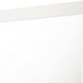 thumbnail image 3 of Benjara Contemporary Square Wooden Mirror with Mounting Hardware, White, 3 of 5