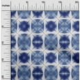 thumbnail image 1 of oneOone Cotton Poplin Twill Indigo Blue Fabric Geometric Shibori Quilting Supplies Print Sewing Fabric By The Yard 56 Inch Wide, 1 of 4