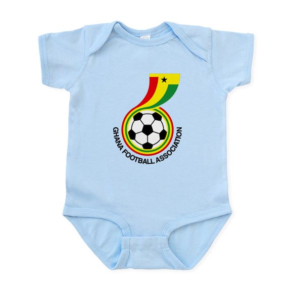 CafePress - Ghana Infant Bodysuit - Baby Light Bodysuit, Size Newborn - 24 Months