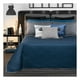 thumbnail image 1 of Edredón Ligero Pinsonic Doble Vista con Fundas de Almohada Esquimal (Medianoche, King Size), 1 of 7
