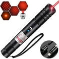 thumbnail image 1 of Red Laser Pointer High Power, High Power Laser Pointer Laser Pointer Pen，Red Lazer Pointer USB Rechargeable for Teaching HuntingOutdoor Astronomy flashlightsflashlights,BLACK, 1 of 6