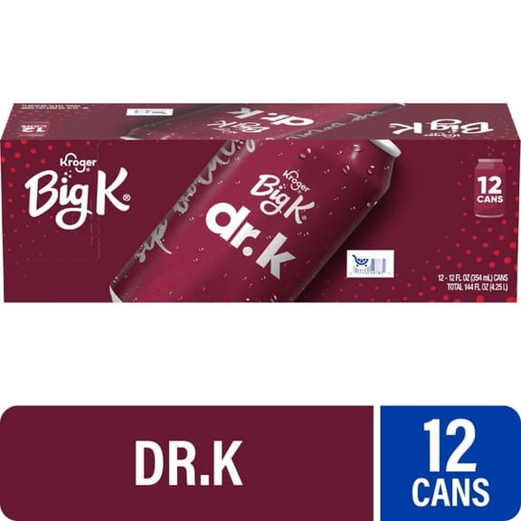 🥤 Big K Dr. K Soda, 12 fl oz Cans, 12-Pack – Bold, Classic Spiced Flavor ✨
