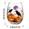 thumbnail image 4 of Halloween 3D Artisanal Glassware, Glassware Stemless Glasses, Handcrafted Halloween Animal Bar Glass, 4 of 8