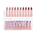 thumbnail image 1 of Estuche de regalo con 10 mini labiales en tonos de piel, muestra pequeña mate, set de labiales faciales en bruma, 1 of 4