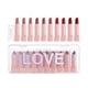 thumbnail image 1 of Estuche de regalo con 10 mini labiales en tonos de piel, muestra pequeña mate, set de labiales faciales en bruma, 1 of 4