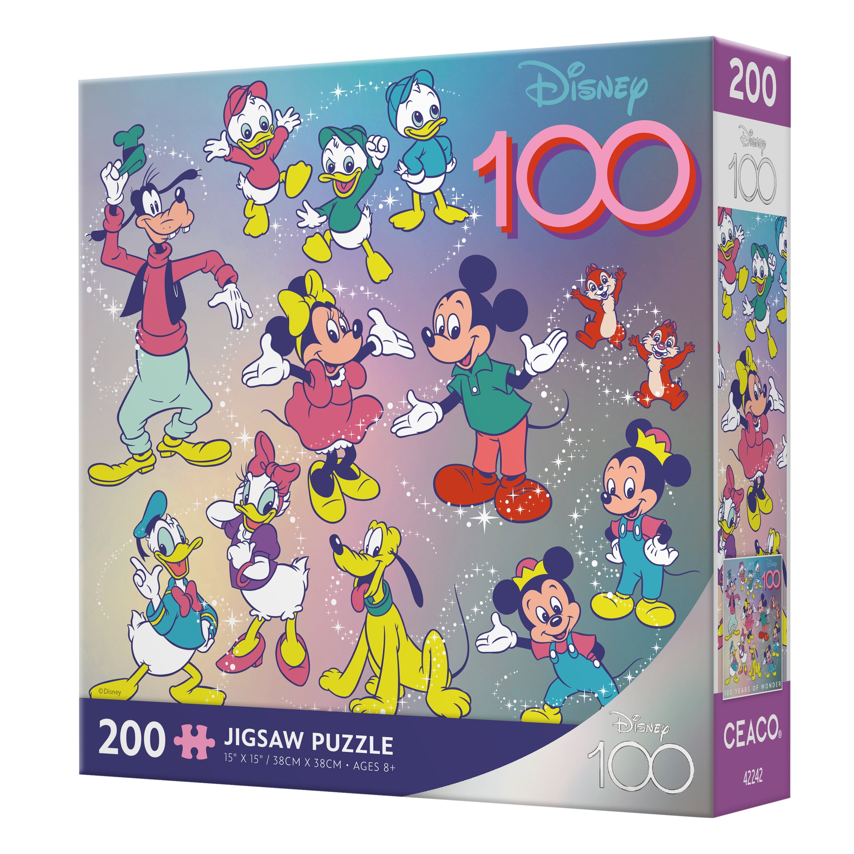 Ceaco 200-Piece Disney D100 100 Years of Wonder Interlocking