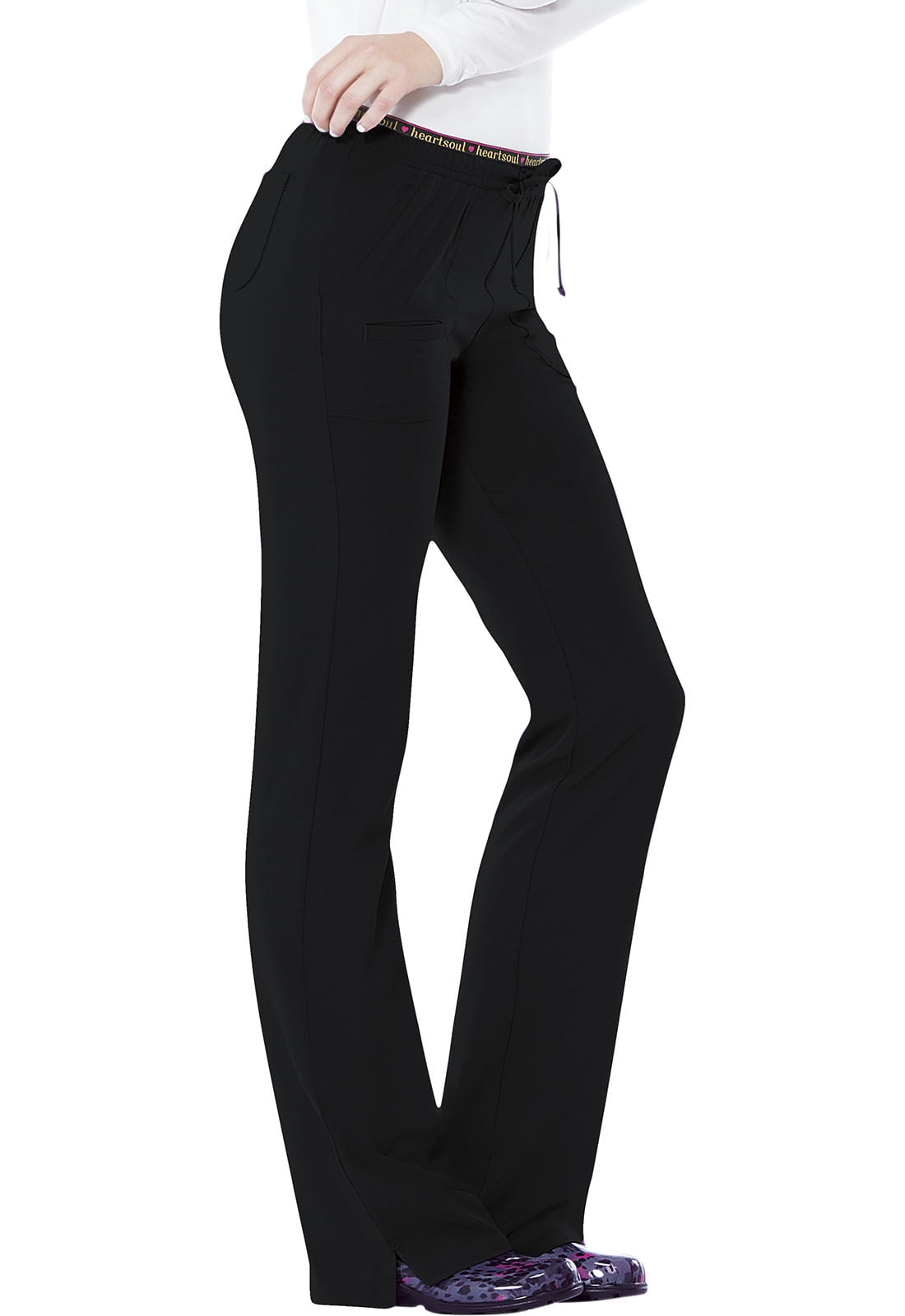 HeartSoul Break On Through Women Scrubs Pant Low Rise Drawstring 20110