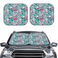 thumbnail image 2 of Fotbe Excavator 2-Piece Car Windshield Sun Shade | Sun Blocker for Car Windshield | Foldable Automotive Interior Accessories for Sun Protection-Small, 2 of 7