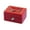 Red, variant on Cheers.US Portable Metal Cash Box with Key Lock, Money Saving Organizer, 4.72"W x 5.91"L x 3.15"H
