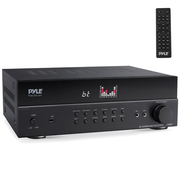 Receptor de cine en casa Pyle Hi-Fi Wireless BT de 7.2 canales