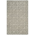 thumbnail image 2 of SAFAVIEH Cambridge Mirko Geometric Wool Area Rug, Dark Gray/Ivory, 5' x 8', 2 of 8