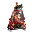 thumbnail image 4 of Bola de Nieve Navidad Esfera Musical Brillante Linterna Caja de Música Lámpara Figura Santa Adorno Acrílico para Decoración Navideña Y Reuniones Coche de Navidad, 4 of 8
