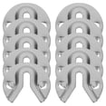 USHOBE Heavy Duty Picture Frame Hanging Hardware Plated Silver ...