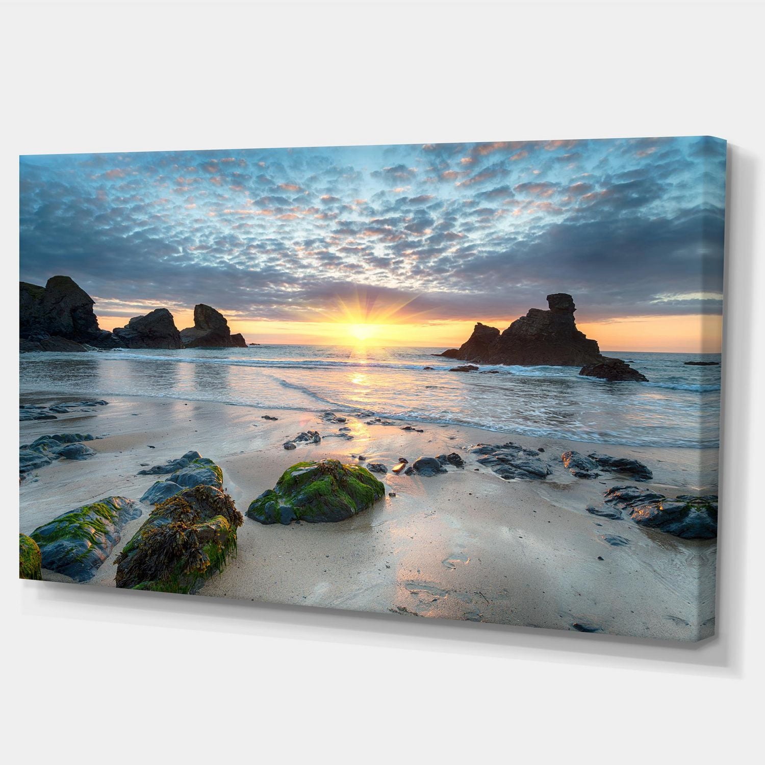 Designart Beautiful Porthcothan Bay Canvas Wall Art