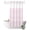 Pink White, variant on No Hook Shower Curtain, Buffalo Plaid Shower Curtains for Bathroom with See Through Top Window, Amber Orange Farmhouse Gingham Striped Waterproof & Washable Bath Curtain Standard 72"x72"