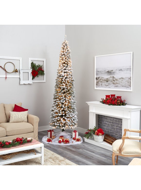 Pencil Christmas Trees in Christmas Trees by Shape White