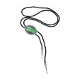 thumbnail image 4 of Bolo para hombres y mujeres, occidental, cadena de camisa, cuerda de cuero PU, cuerda para el cuello ópalo verde Zulema Corbata Bolo para Hombre, 4 of 8