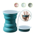 thumbnail image 3 of Silicone Collapsible Travel Cup,Folding Camping Cup with Lid, Expandable Drinking Cup,Portable Coffee Cup, 3 of 7