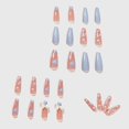 thumbnail image 3 of 24 Pcs Press on Nails Coffin for Women, Extra Long Fake Nails Glue on Nails, False Nails with Glue, 3 of 4