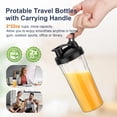 thumbnail image 4 of Smoothie Blender KOIOS 900W for Shakes w/ 2 650mL Cups Grey Blue, 4 of 9