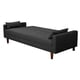 thumbnail image 5 of Sofá Cama Reclinable El Bazar Store Cancún Lino Gris Oxford Brazos Separados Respaldo Abatible, 5 of 7