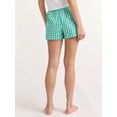 thumbnail image 2 of Joyspun Women's Woven Pajama Boxer Shorts, 3'' Inseam, Sizes XS-3X, 2 of 6