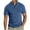 A064-Blue, variant on Short Sleeve Mens Polo Shirts Casual Crew Neck Shirts Solid Loose Pockets Tops