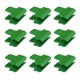 thumbnail image 4 of 50 Piezas Abrazaderas de Invernadero Clips Abrazaderas de Plástico de Invernadero Clips de de Jardín para la Red Cubierta de la Planta Clips de de Jardín 10MM, 4 of 5