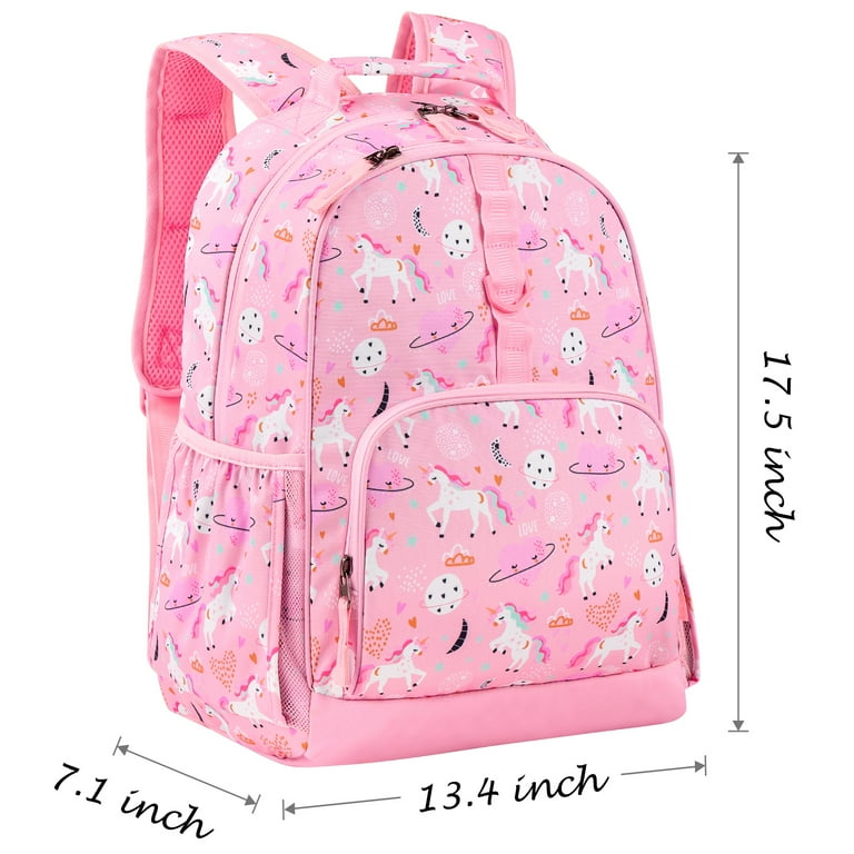 Choco Mocha Unicorn Backpack for Girls Backpack Elementary School
