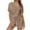 Khaki, variant on Two Piece Sets for Women Summer Solid V-Neck Short Sleeve Top with Drawstring Waist Pocket Shorts,Sizes S-2XL