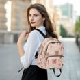 thumbnail image 6 of FORMRS Mini Backpack Purse for Women Travel Daypack Casual Shoulder Bag, Hand Drawn Cups, 6 of 7