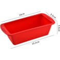thumbnail image 3 of DIY silicone cake mold Binaural rectangular silicone toast mold Baking tools toast box bread mold, 3 of 5