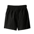 thumbnail image 6 of Women's Plus Size Casual Shorts with Pockets Elastic Waist Cotton Summer Beach Vacation, 6 of 9