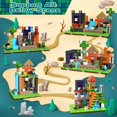 thumbnail image 4 of Bloques de construcción magnéticos ToyUnited 200 unidades con 6 placas base para niños de 3 años o más, 4 of 7