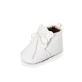 thumbnail image 4 of Mialoley Baby Girl Boy Shoes Leather Ankle High Walk Drawstring First Walker, 4 of 6