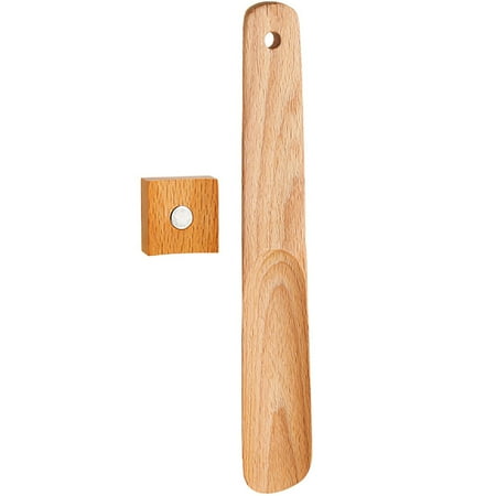 

Wooden Shoe Horn Auxiliary Shoe Lifter Household Shoes Wearing Convenient Shoe Helper