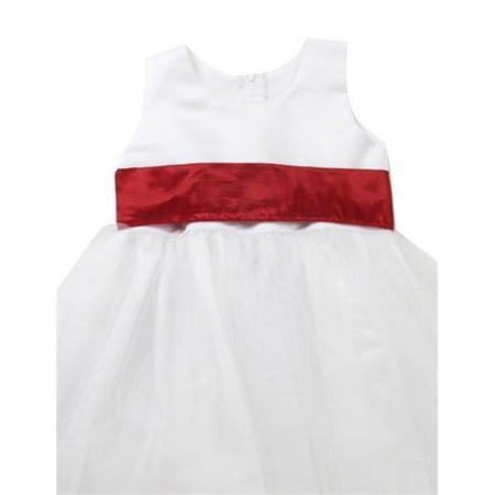 Initronics F861-048 Rose Petal Flower Girl Dresses Easter Wedding Princess - Size 8, Ivory White