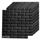 thumbnail image 1 of Papel Tapiz Patrón De Ladrillo Pared 3d 10 Piezas Negro, 1 of 5