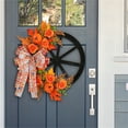 thumbnail image 4 of BKER Couronne de Porte de l'Action de Grâce Couronne d'Automne Couronne de Porte d'Entrée Couronne de Porte pour Toute l'Année Couronne de Porte de Noël Couronne de Porte Moderne Couronne de Porte d'Automne pour l'Extérieur Personnaliser, 4 of 5