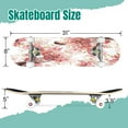 thumbnail image 2 of 31'' Complete Skateboard 7 Layer Canadian Maple Double Kick Deck Skateboards japanese cherry blossom cherry flower watercolor Skate Board for Beginner Adult Gifts, 2 of 5