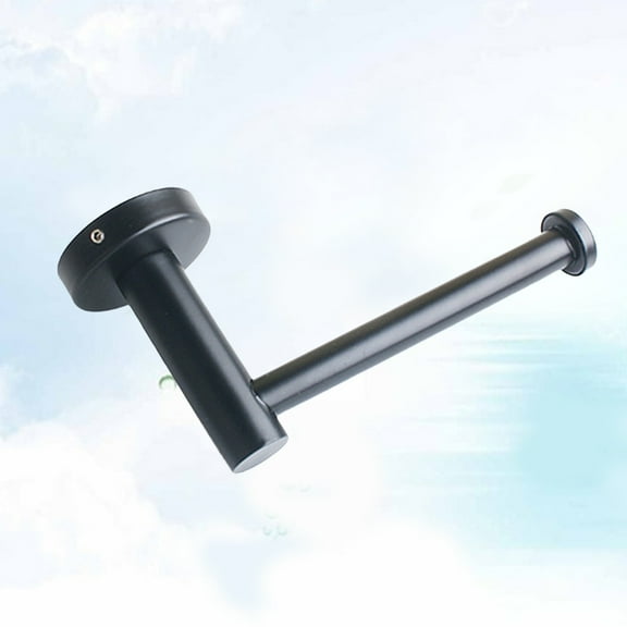 Masteelf Stainless Steel Toilet Paper Holder for Bathroom Easy to Clean Black 304 Grade