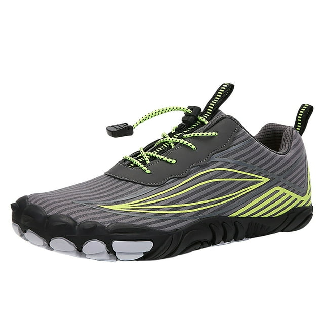 WEAIXIMIUNG Espadrilles Blanches pour Femmes à Plateforme Nouvelles Grande Taille Chaussures Non Amphibies Chaussures de Plein Air à Cinq Orteils de Randonnée et d'Alpinisme Chaussures pour Couples de Mise en Forme et de Sport Chaussures de Remontée de Ruisseau