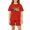 Red, variant on Grblisyd Boys Girls Summer Outfits Back to School Casual Letter Print Short Sleeve T Shirt and Elastic Waist Shorts 2 Piece Clothing Sets
