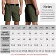 thumbnail image 5 of Zusmen Men's Hiking Shorts Outdoor Casual Lightweight Breathable Travel Golf Fishing Shorts with Nylon Belt Olive44, 5 of 5