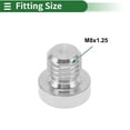 thumbnail image 2 of Accesorios de tubería de acero inoxidable 304 M8x1.25 tapón hexagonal 2 piezas, 2 of 7