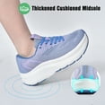 thumbnail image 4 of SUYSTEX Wide Toe Box Shoes Women Arch Support Wide Sneakers for Running Walking Athletic Running Orthopedic Plantar Fasciitis Workout with Thick Cushion Zero Drop Sole Width Shoes, 4 of 7