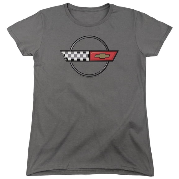 Chevrolet - 4Th Gen Vette Logo - Women's Short Sleeve Shirt - Small